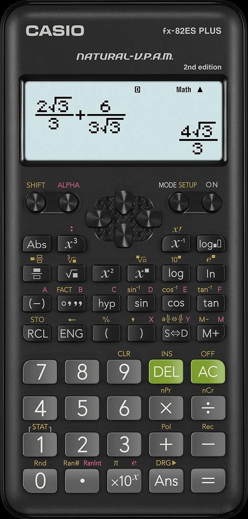  Casio FX-82ESPLUS 2nd Edition 