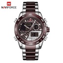 NAVIFORCE  Fashionable Good Quality Men Quartz Watches Male Stainless Steel Band